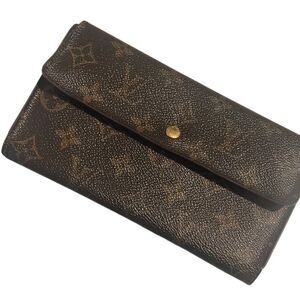 Louis Vuitton Brown Monogram Portefeuille International Wallet